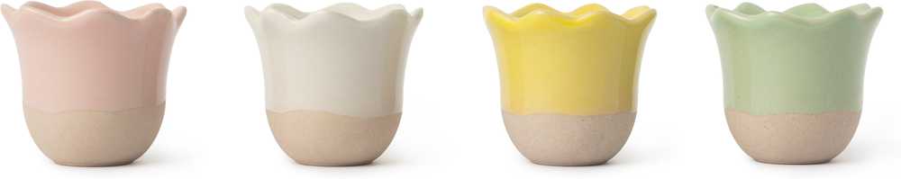 Jamie Oliver Sada kalíšků na vajíčka, 4 ks, různobarevné