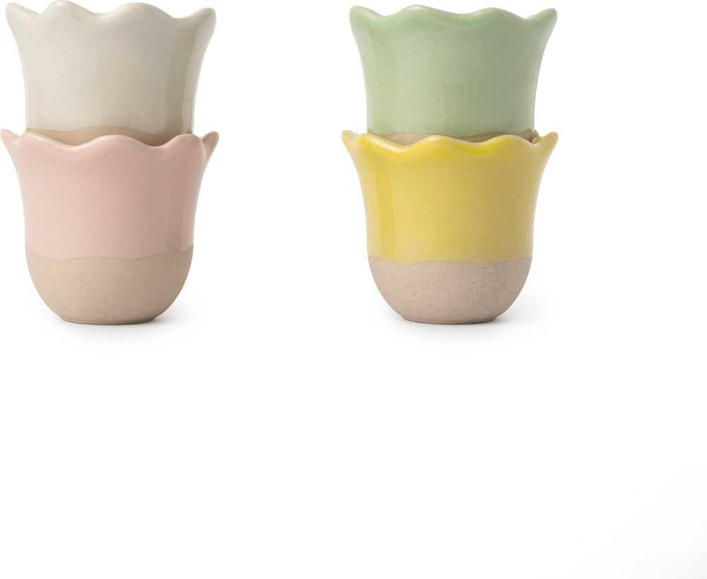 Jamie Oliver Sada kalíšků na vajíčka, 4 ks, různobarevné