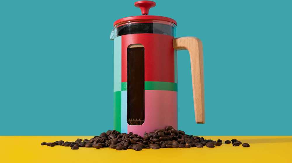 La Cafetière French Press z nerezové oceli, Utopian Lines, pro 8 šálků