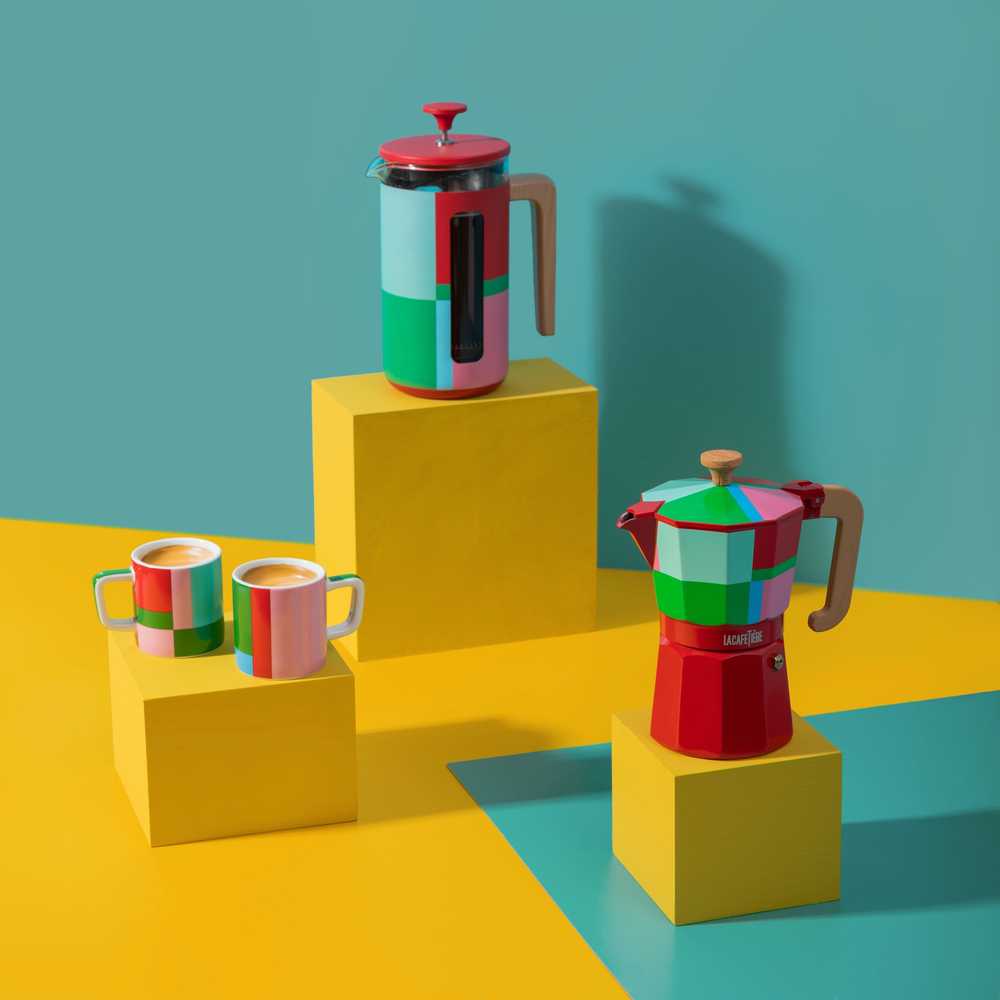 La Cafetière French Press z nerezové oceli, Utopian Lines, pro 8 šálků