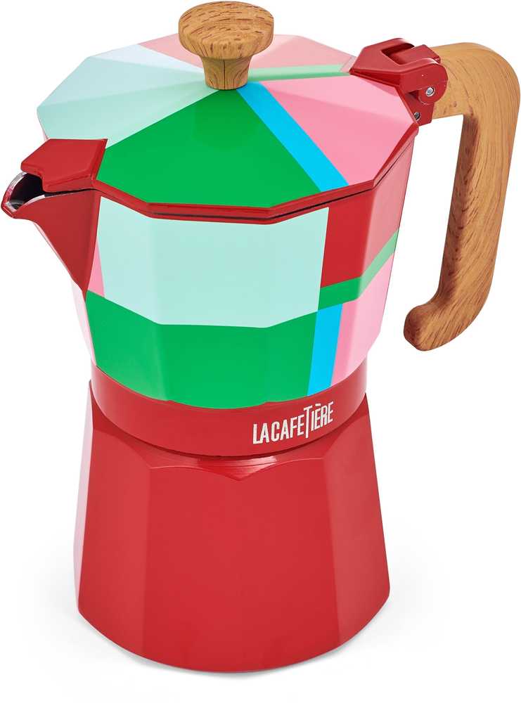 La Cafetière Moka konvička na espresso, Utopian Lines, pro 6 šálků