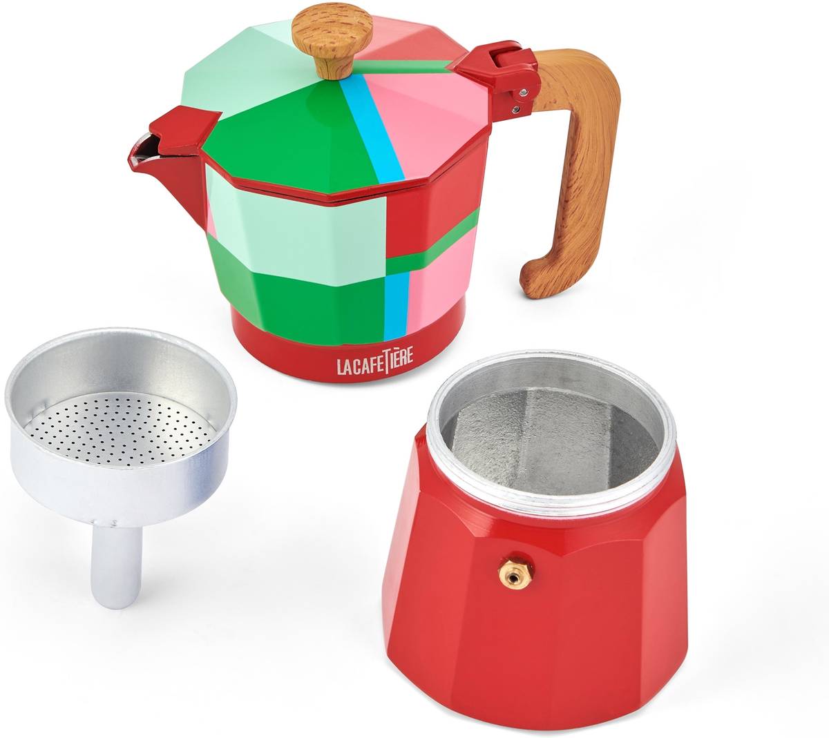 La Cafetière Moka konvička na espresso, Utopian Lines, pro 6 šálků