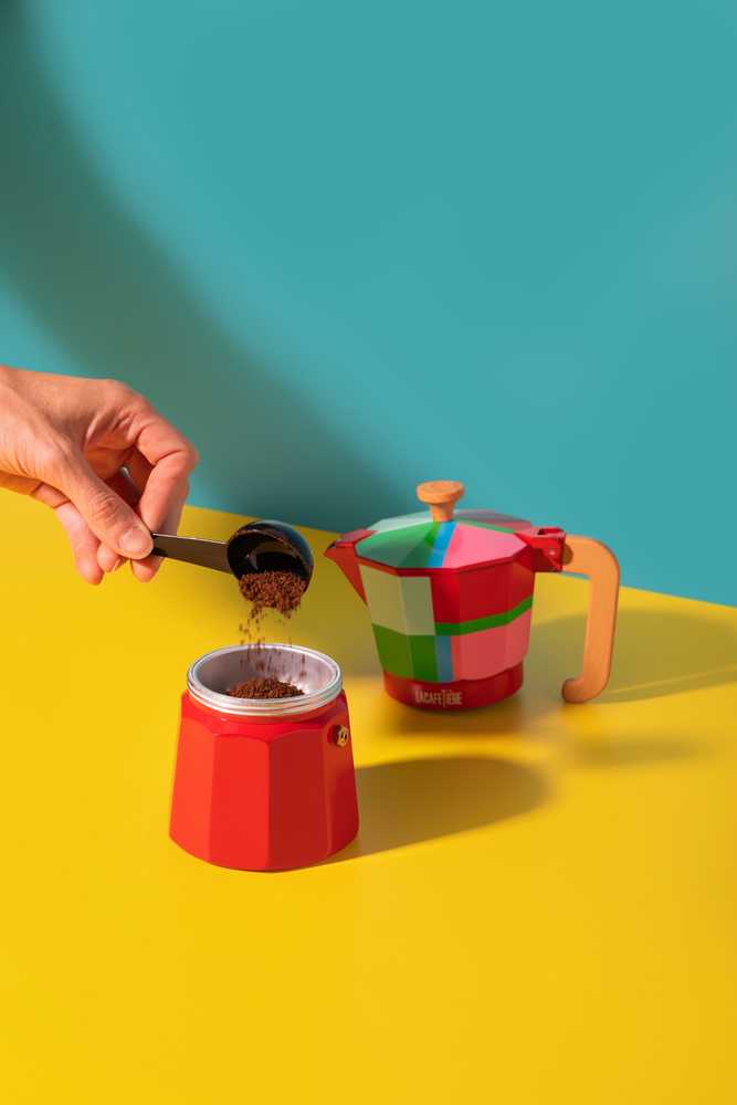 La Cafetière Moka konvička na espresso, Utopian Lines, pro 6 šálků