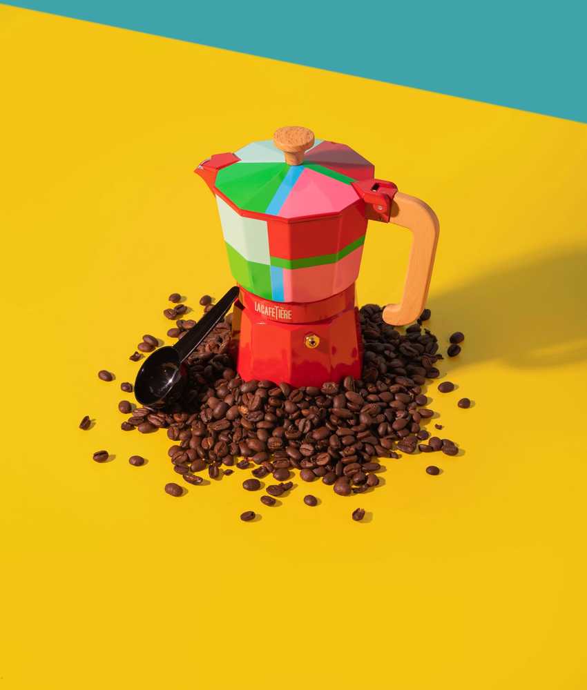 La Cafetière Moka konvička na espresso, Utopian Lines, pro 6 šálků