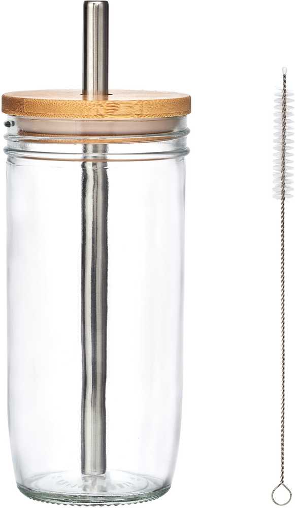 La Cafetière Skleněný tumbler na bubble tea, 650 ml