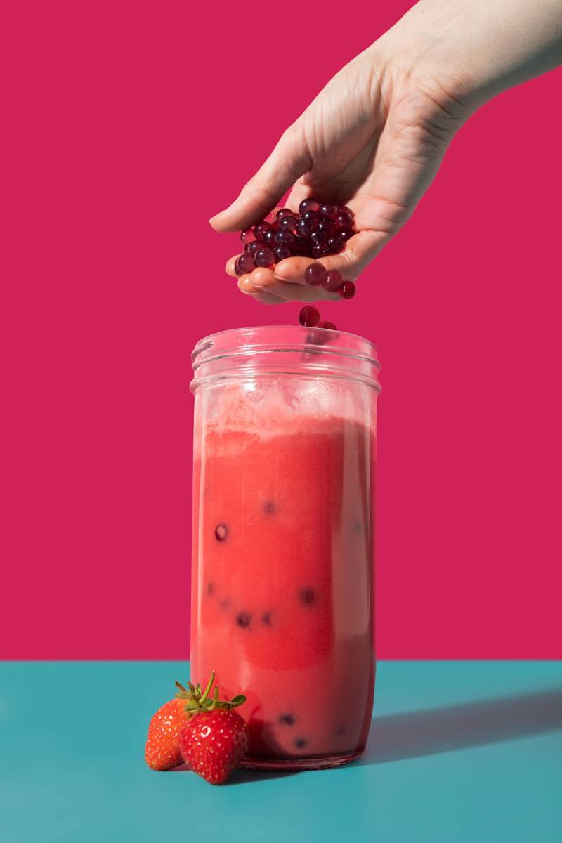 La Cafetière Skleněný tumbler na bubble tea, 650 ml