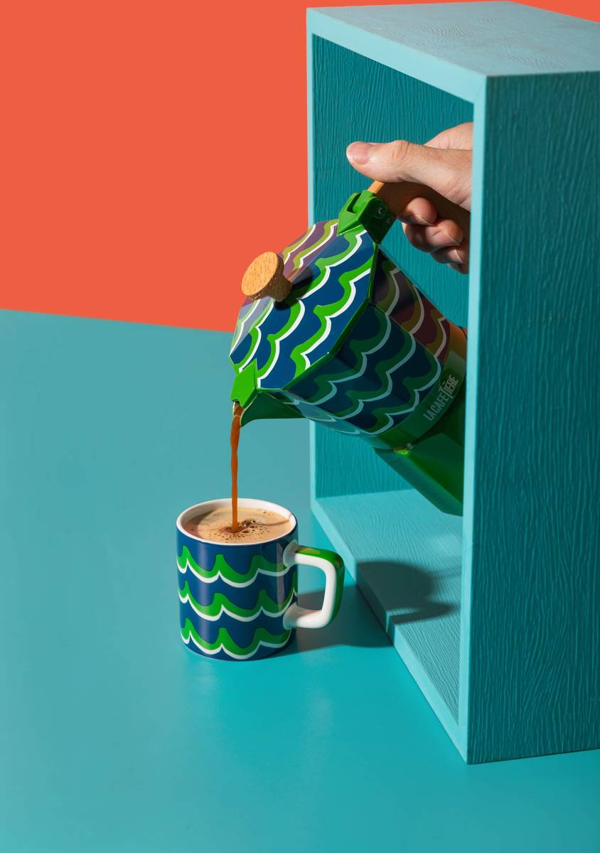 La Cafetière Hrnek na espresso, Blue Cyan Tides