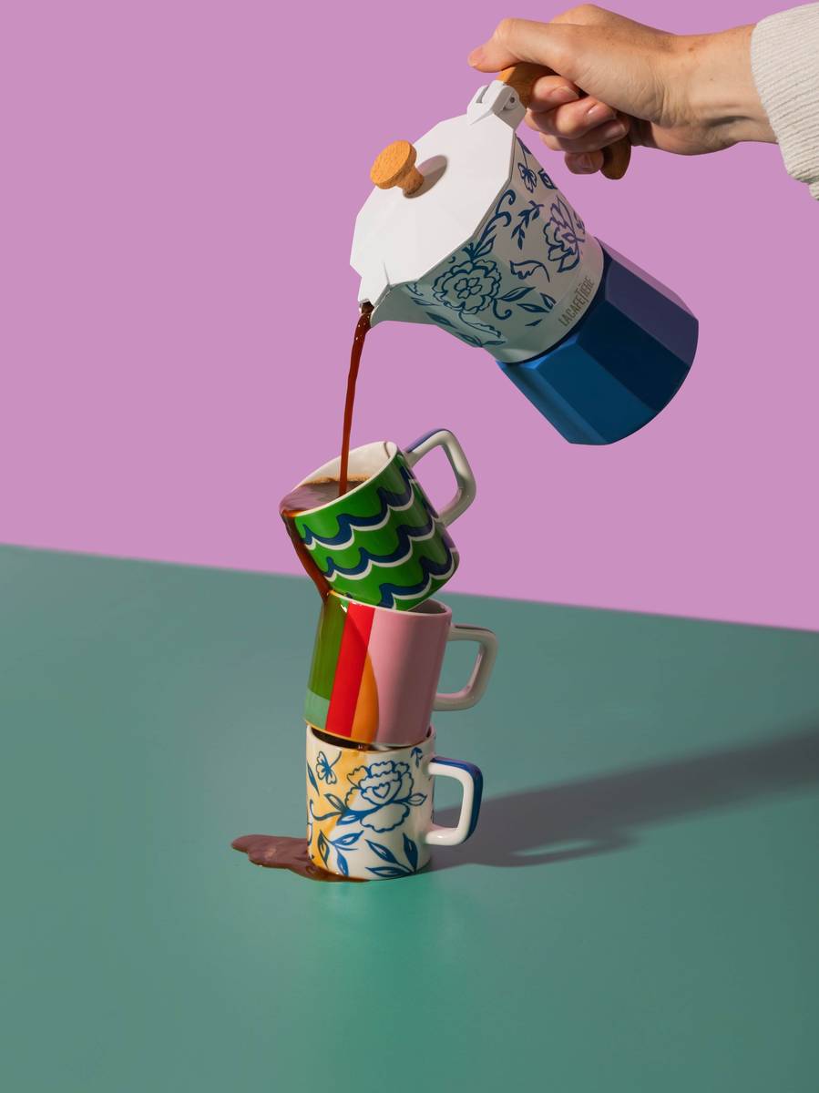 La Cafetière Hrnek na espresso, Blue Cyan Tides