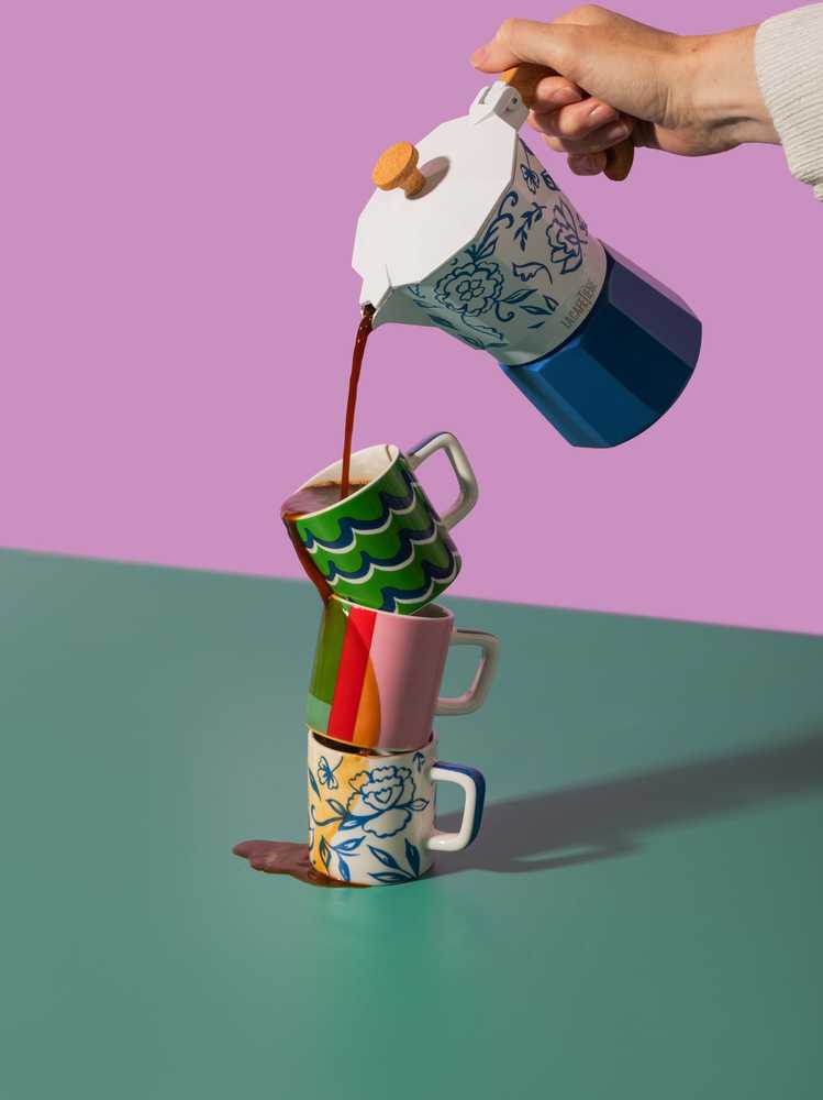 La Cafetière Hrnek na espresso, Green Cyan Tides