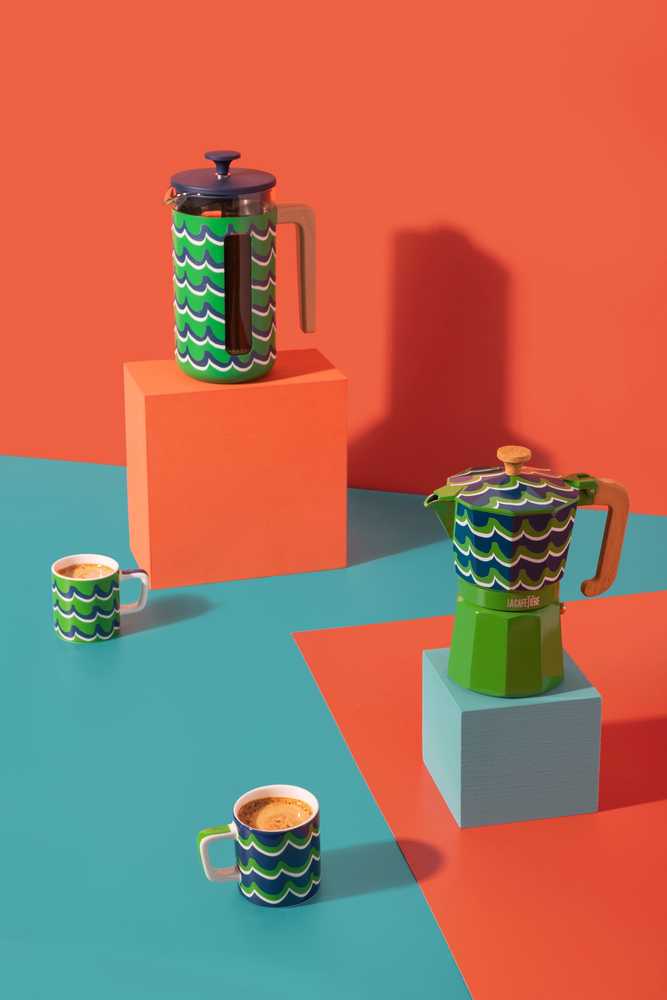 La Cafetière Hrnek na espresso, Green Cyan Tides