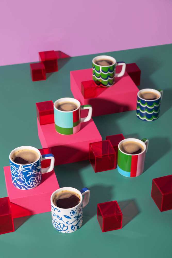 La Cafetière Hrnek na espresso, Blue Blu Fiorato