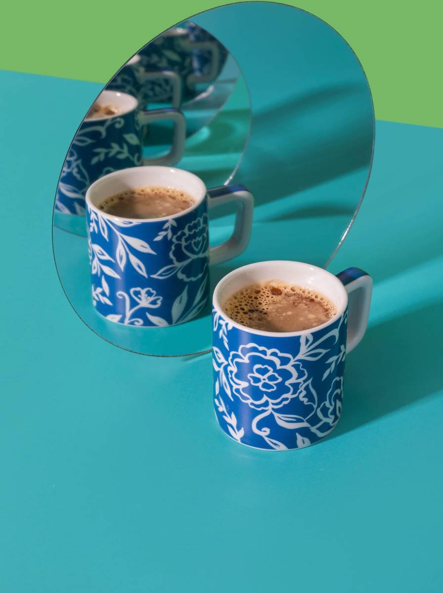 La Cafetière Hrnek na espresso, Blue Blu Fiorato