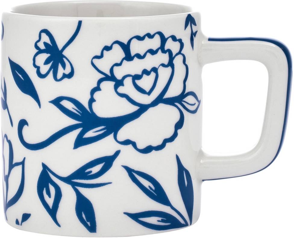 La Cafetière Hrnek na espresso, White Blu Fiorato