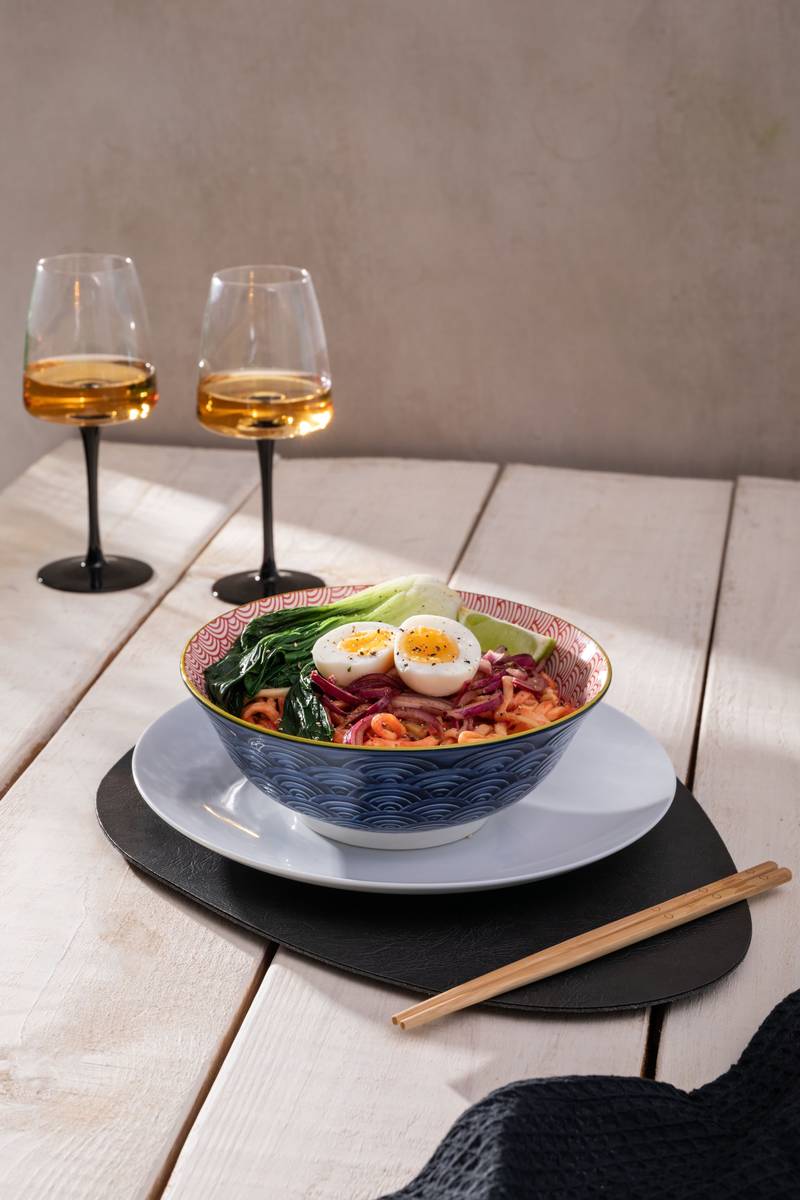 Mikasa Miska na ramen Red and Blue Arc, 21 cm