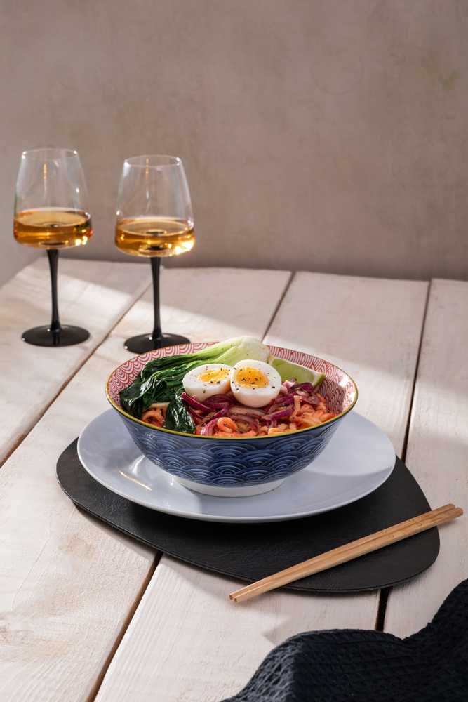 Mikasa Miska na ramen Red and Blue Arc, 21 cm