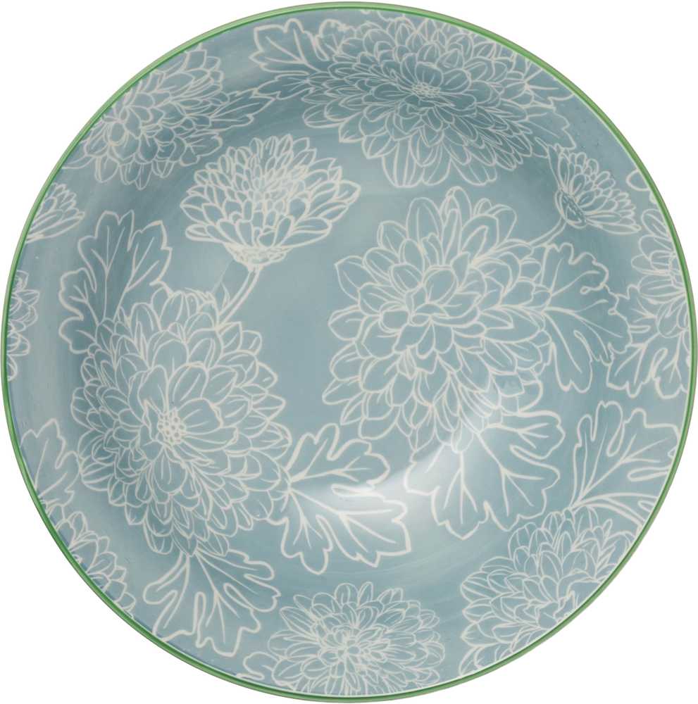 Mikasa Miska na ramen Grey Floral, 21 cm