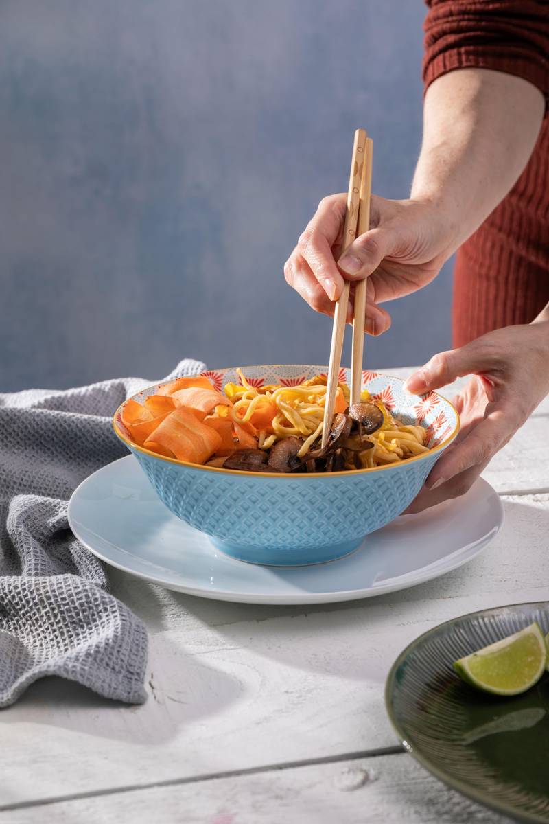 Mikasa Miska na ramen Blue Mosaic, 21 cm