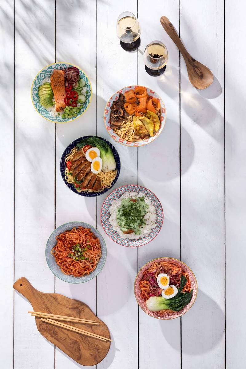 Mikasa Miska na ramen Blue Mosaic, 21 cm