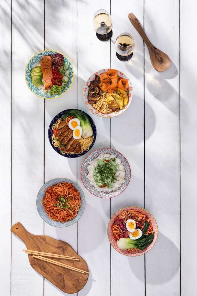 Mikasa Miska na ramen Blue Mosaic, 21 cm