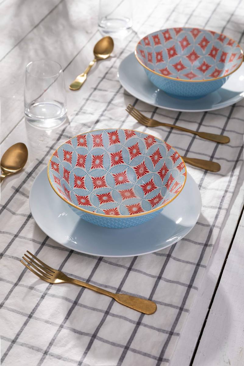 Mikasa Miska na ramen Blue Mosaic, 21 cm