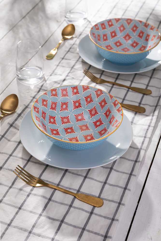 Mikasa Miska na ramen Blue Mosaic, 21 cm