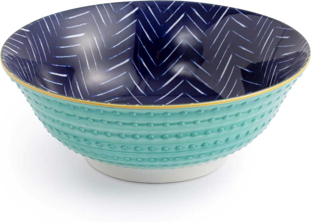 Mikasa Miska na ramen Indigo Chevron, 21 cm