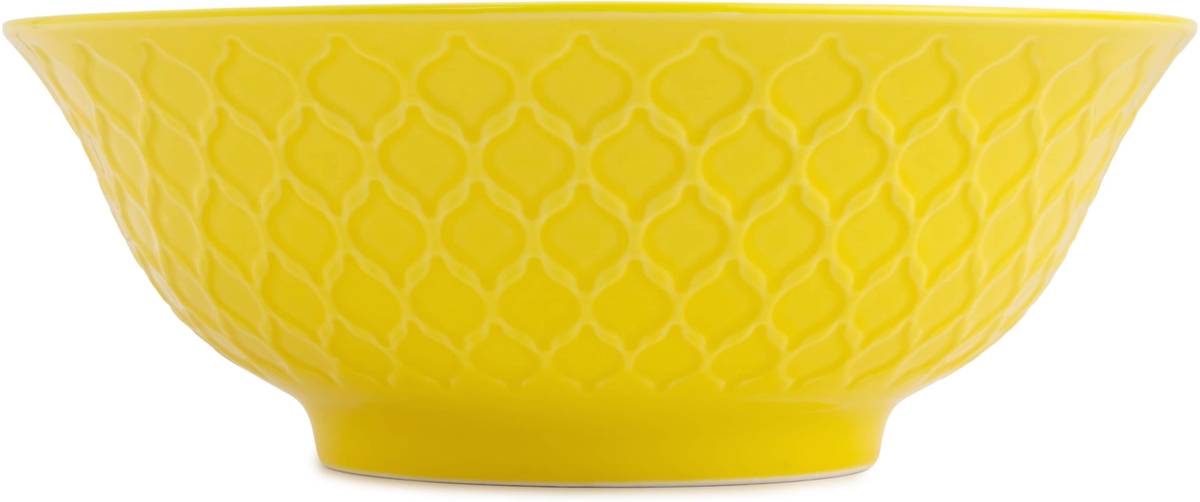 Mikasa Miska na ramen Yellow and Blue Geometric, 21 cm