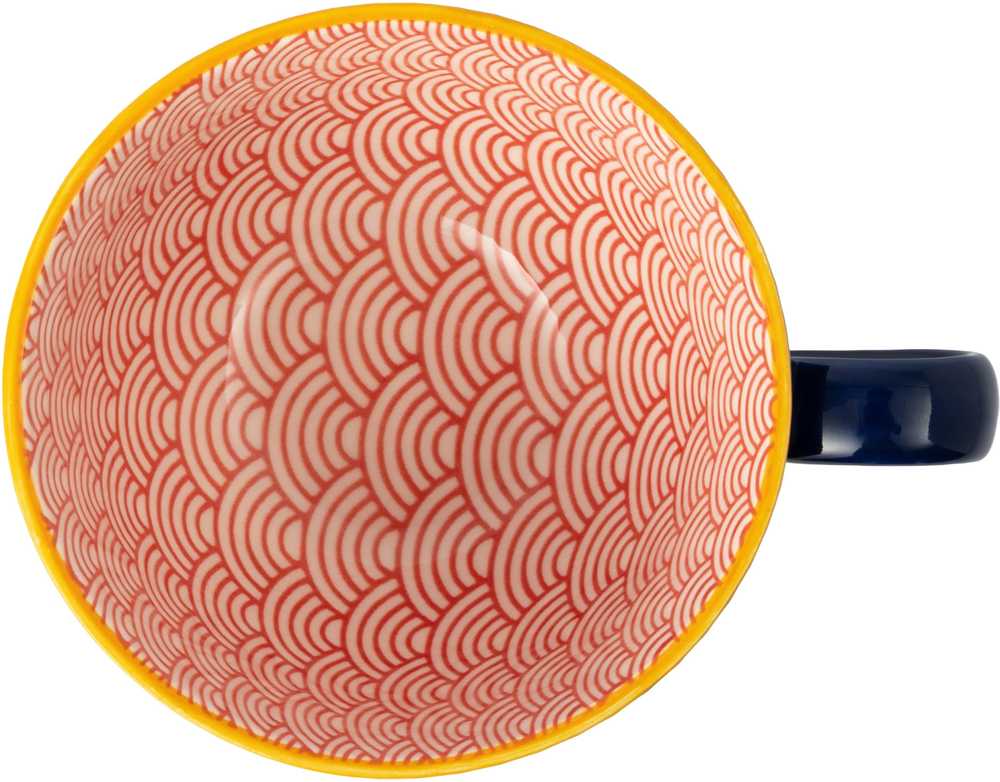 Mikasa Hrnek Red and Blue Arc, 330 ml