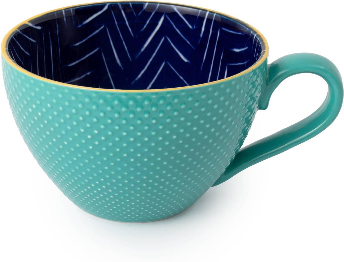 Mikasa Hrnek Indigo Chevron, 330 ml