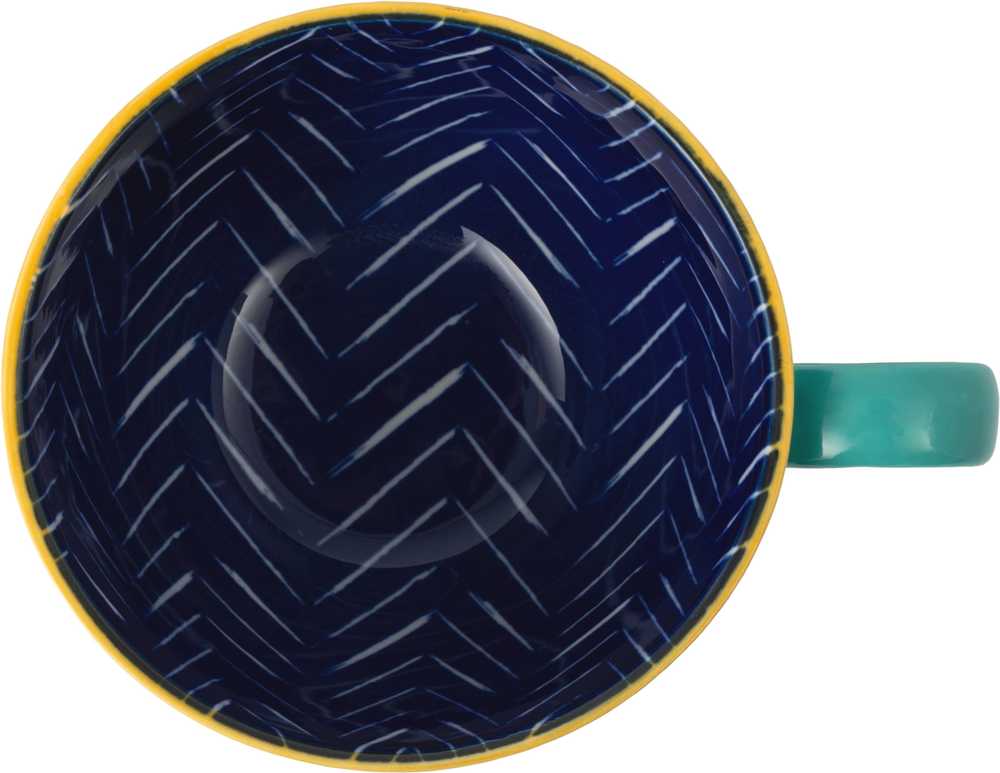 Mikasa Hrnek Indigo Chevron, 330 ml