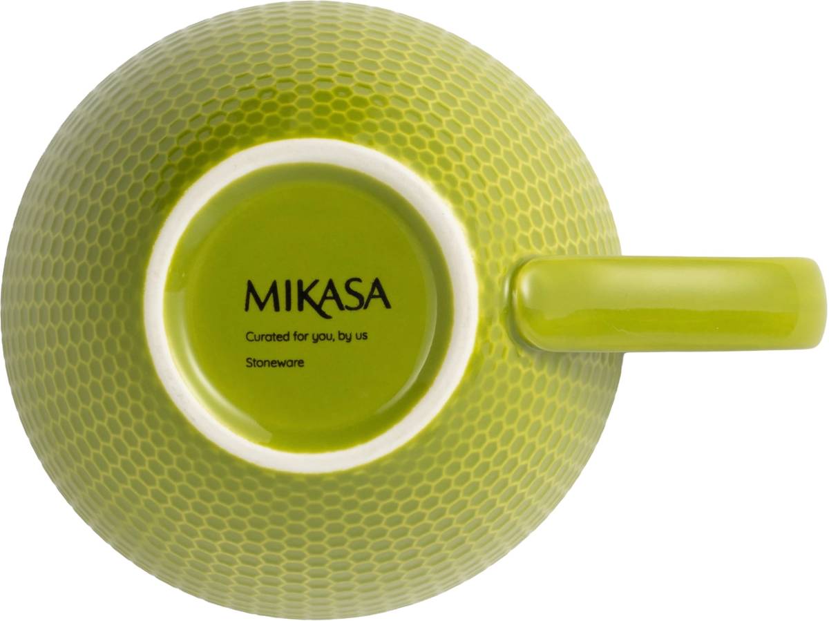 Mikasa Hrnek Green and Blue Geometric, 330 ml