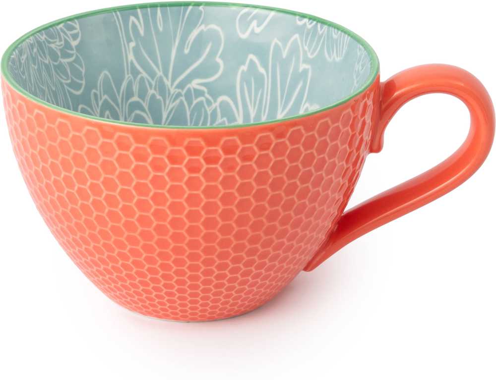 Mikasa Hrnek Grey Floral, 330 ml