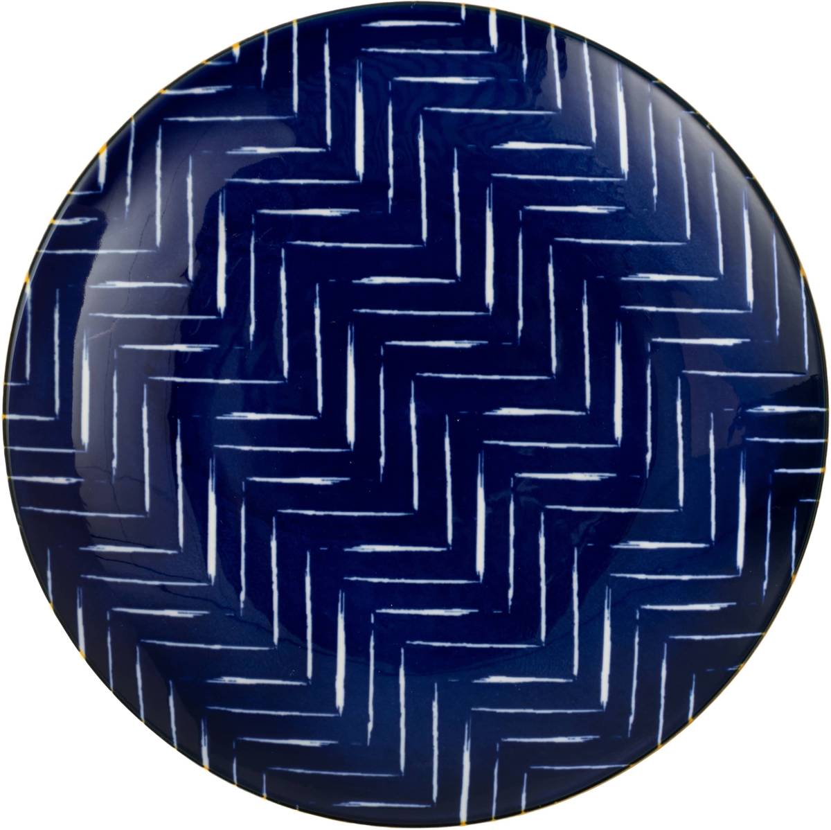 Mikasa Dezertní talíř Indigo Chevron, 18 cm