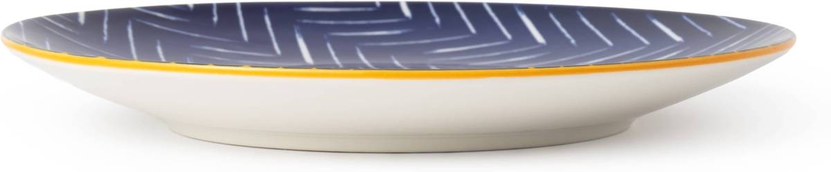 Mikasa Dezertní talíř Indigo Chevron, 18 cm