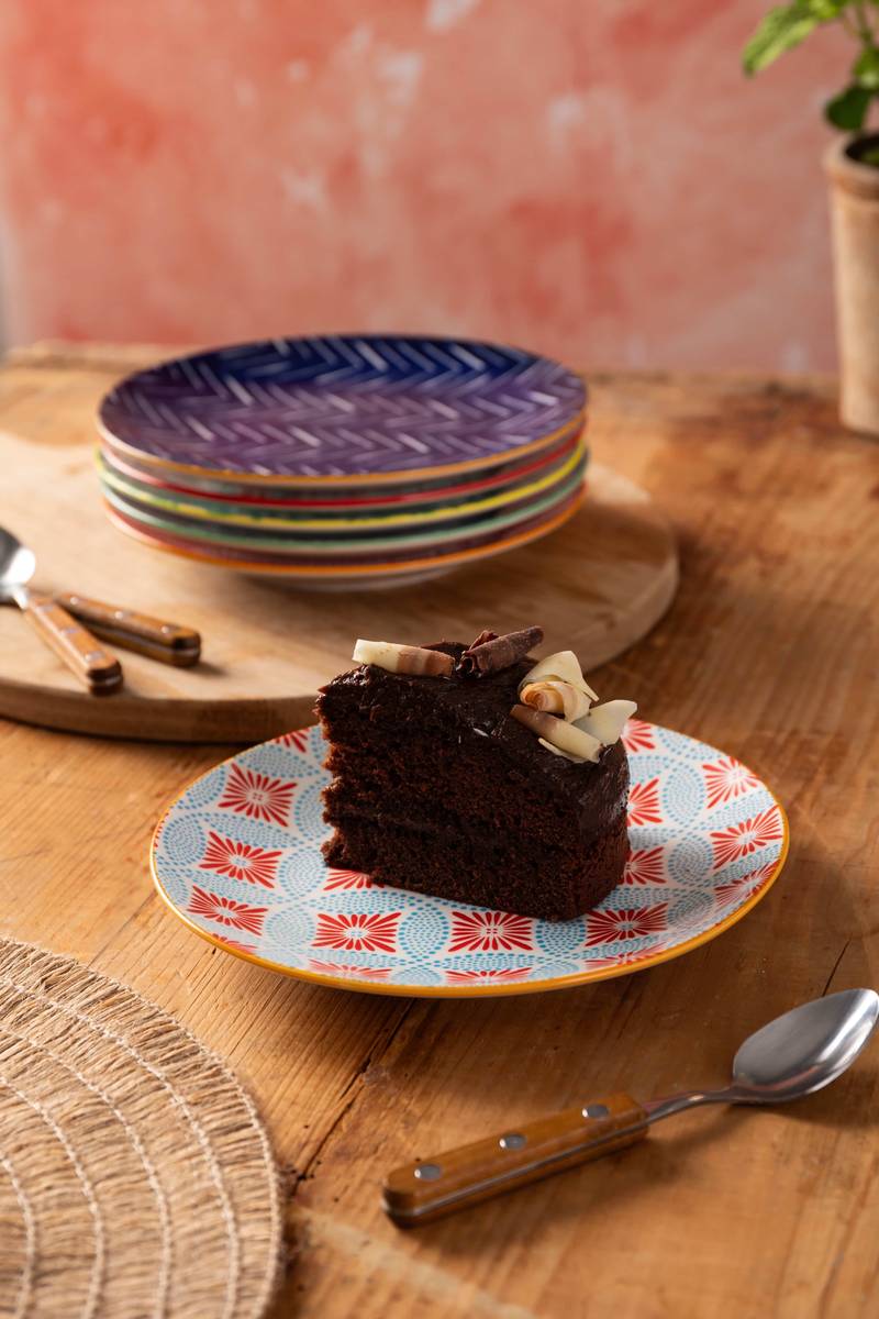 Mikasa Dezertní talíř Blue Mosaic, 18 cm