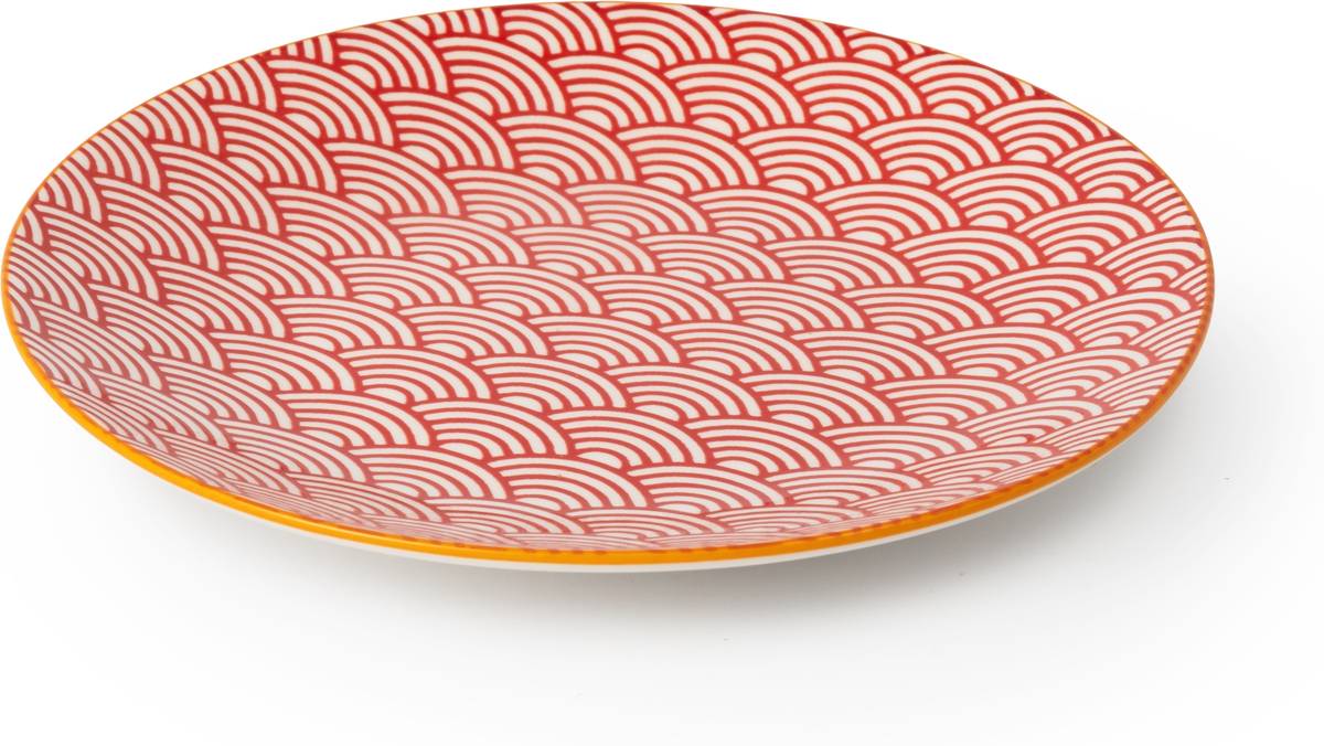 Mikasa Dezertní talíř Red Arc, 18 cm