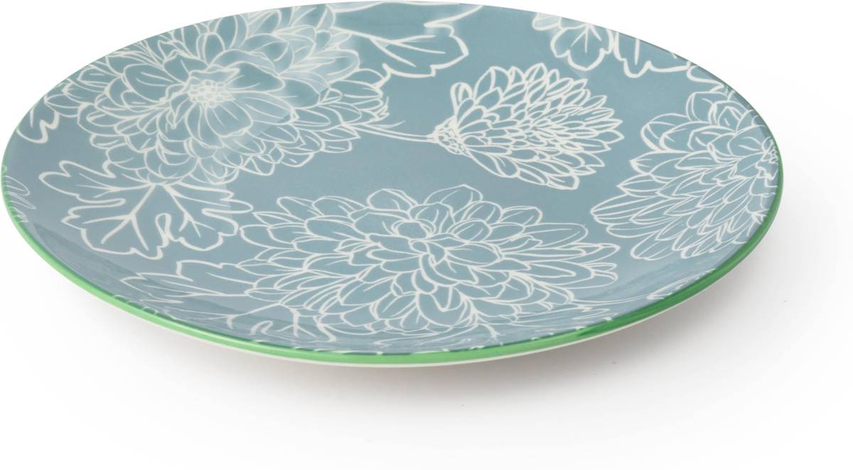 Mikasa Dezertní talíř Grey Floral, 18 cm