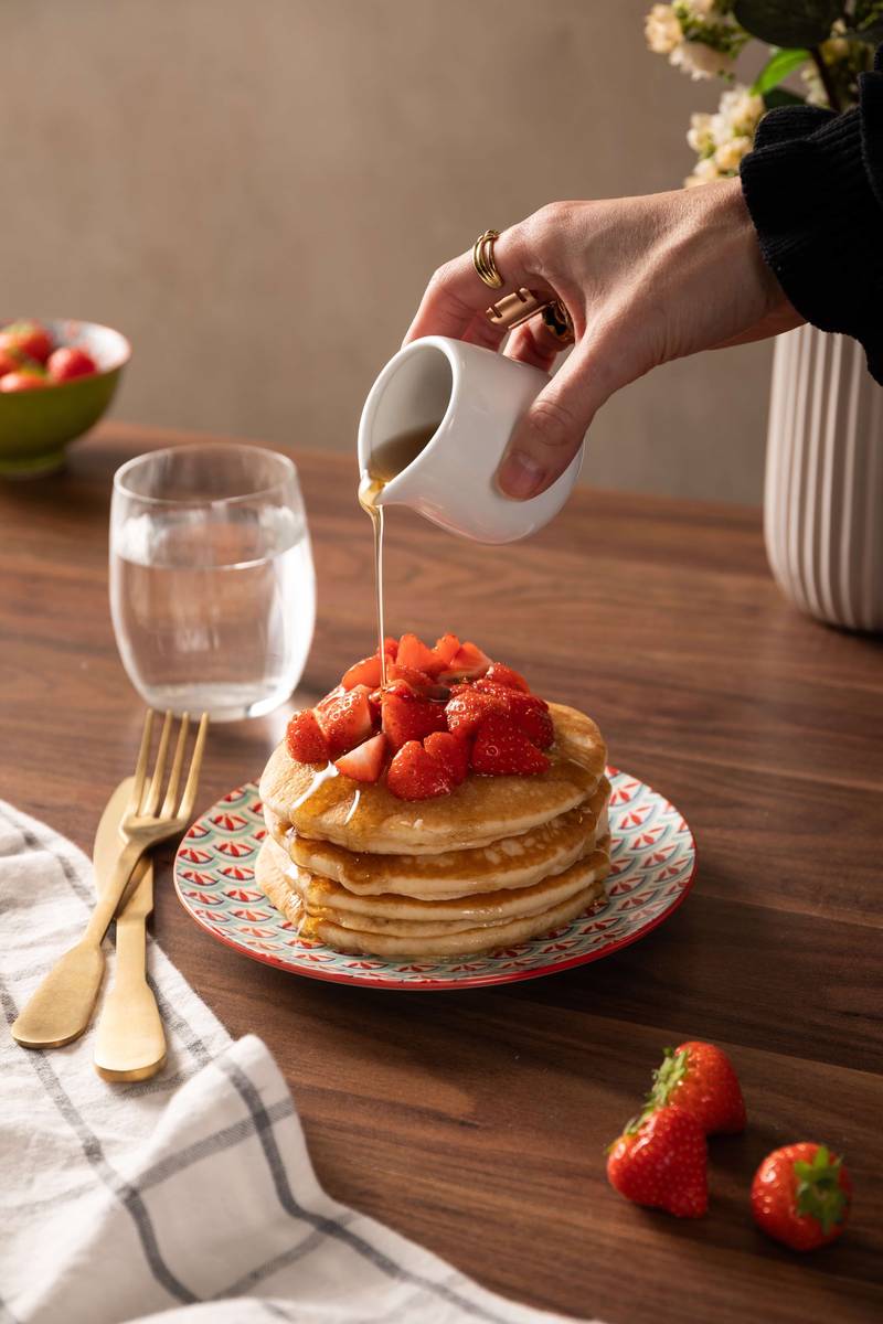 Mikasa Dezertní talíř Green and Blue Geometric, 18 cm