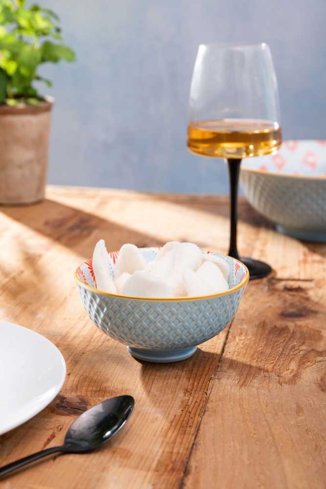 Mikasa Miska na pochutiny Blue Mosaic, 12 cm