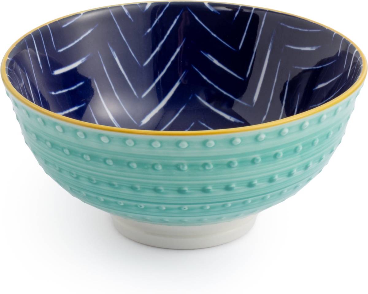 Mikasa Miska na pochutiny Indigo Chevron, 12 cm