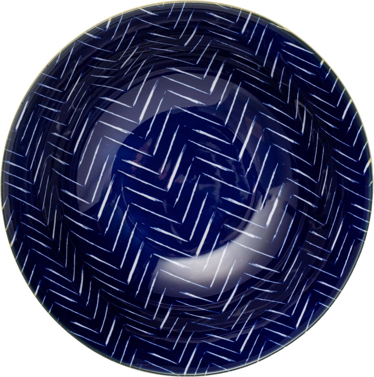 Mikasa Miska na pochutiny Indigo Chevron, 12 cm
