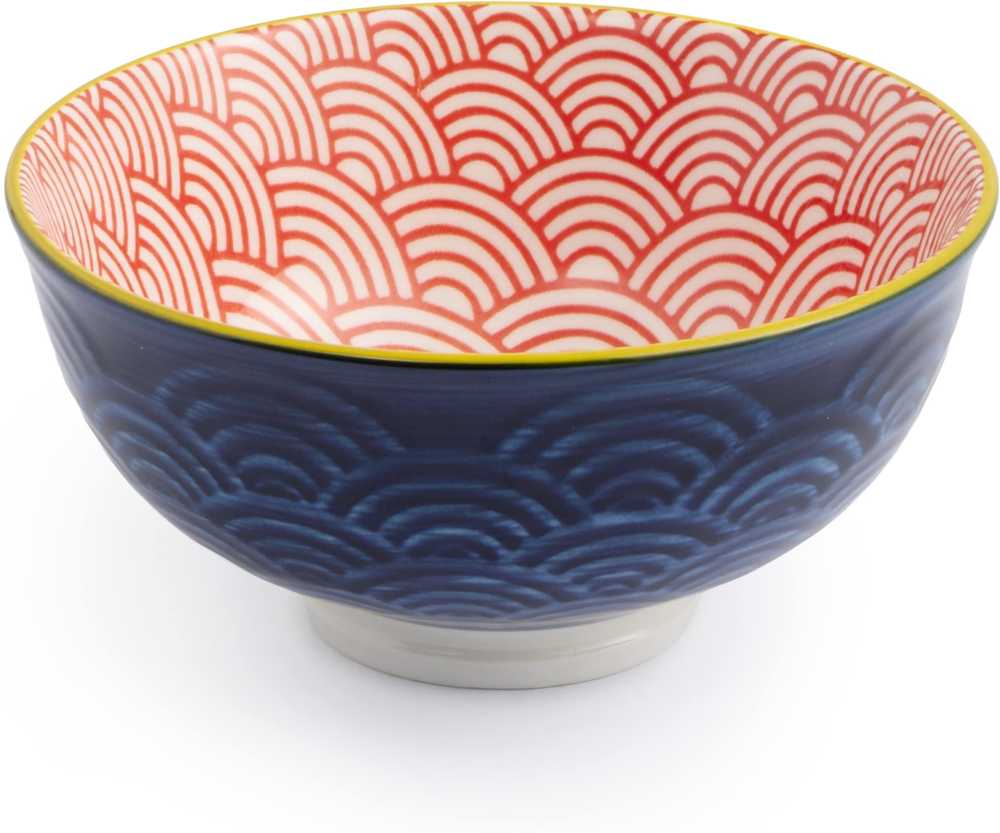 Mikasa Miska na pochutiny Red and Blue Arc, 12 cm