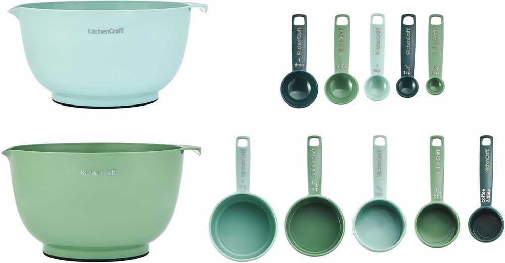 KitchenCraft Sada kuchyňských mís a odměrek, 12 ks