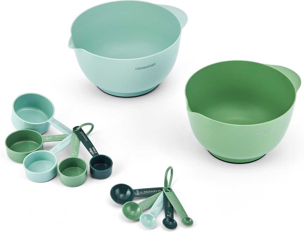 KitchenCraft Sada kuchyňských mís a odměrek, 12 ks