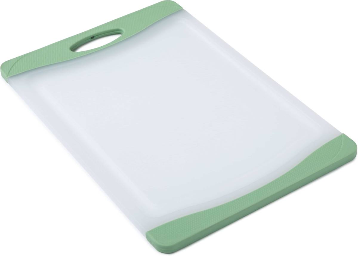 KitchenCraft Protiskluzové prkénko s rukojetí, 36.5 cm, zelená