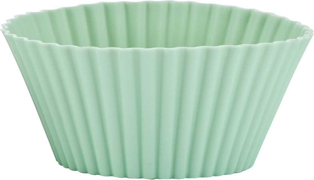 KitchenCraft Silikonové košíčky na muffiny, 12 ks, zelená
