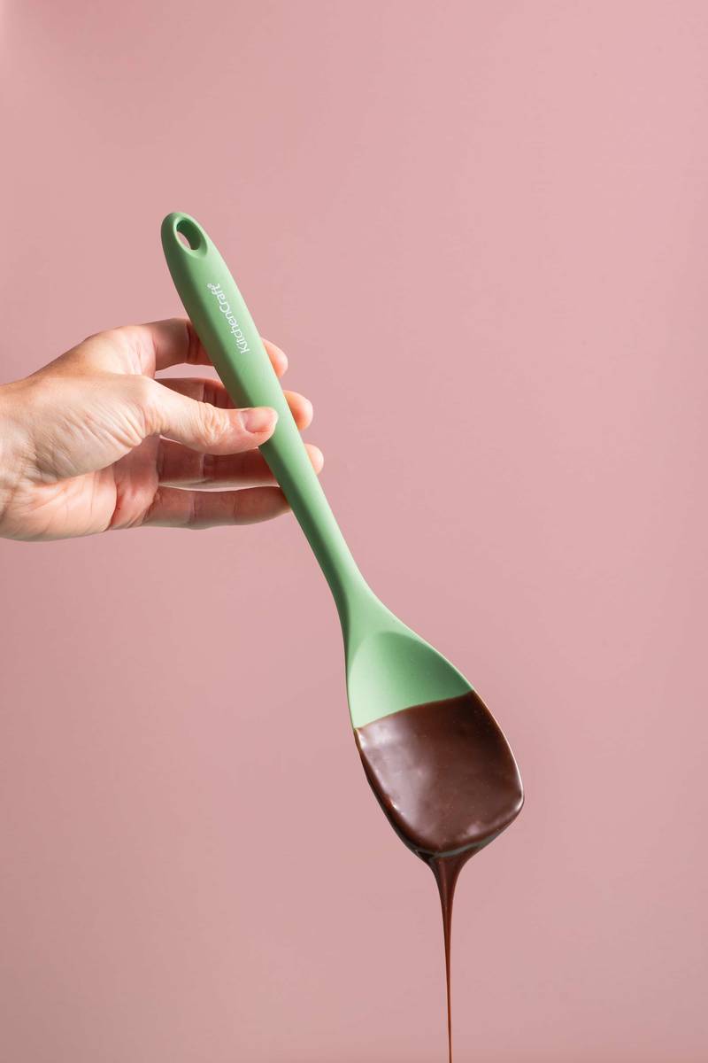 KitchenCraft Silikonová vařečka se stěrkou, 28 cm