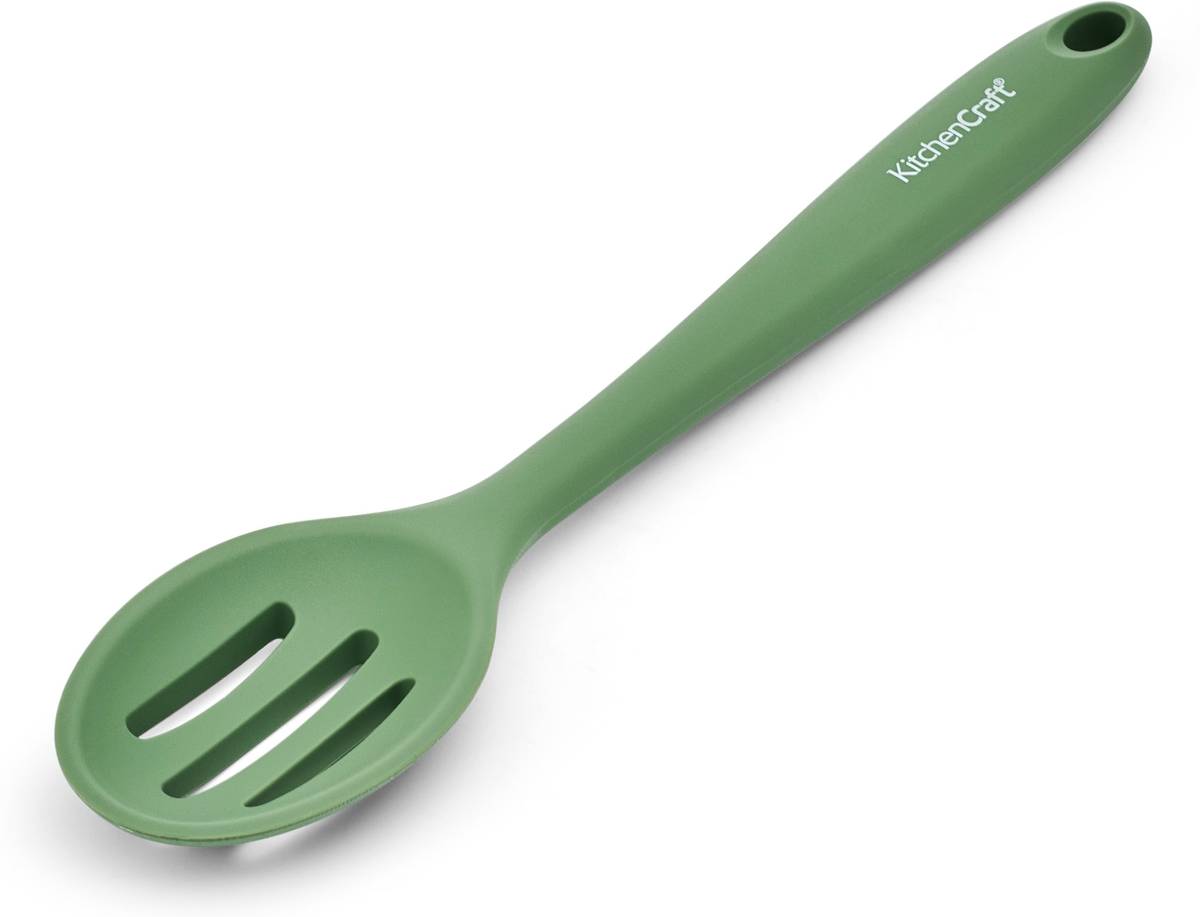 KitchenCraft Silikonová lžíce s otvory, 27 cm