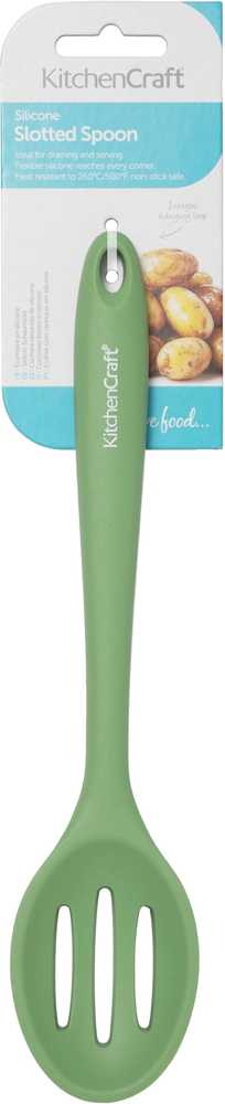 KitchenCraft Silikonová lžíce s otvory, 27 cm