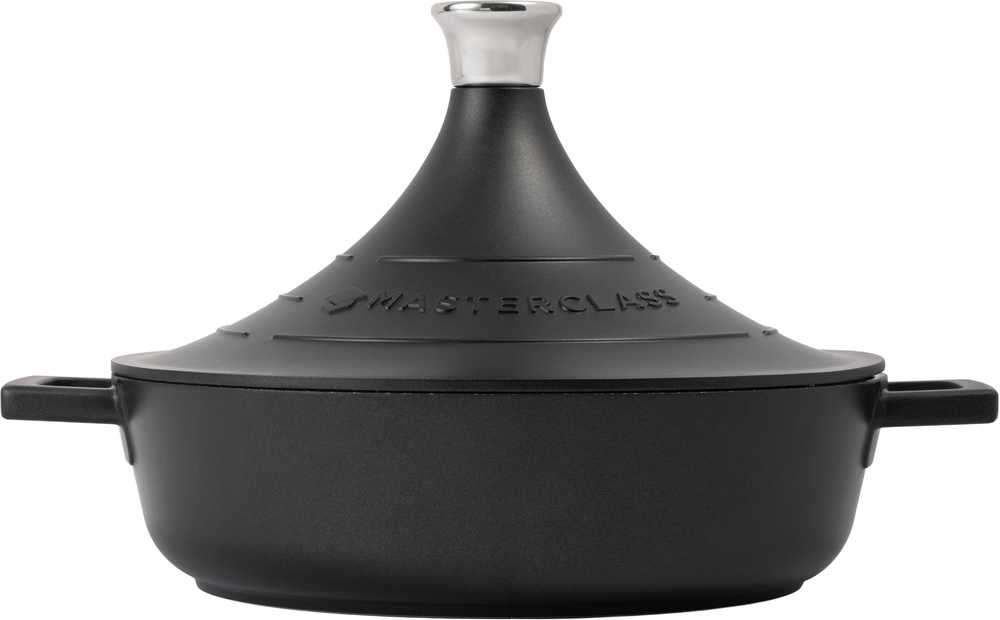 MasterClass Tajine z litého hliníku, 28 cm, černá